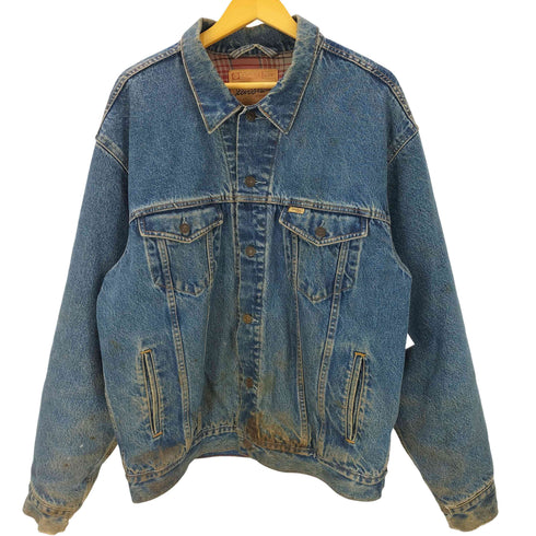 リーバイス Levis SIGNATURE シグネチャー 裏地チェック 3rd デニム トラッカー ジャケット メンズ import:XL