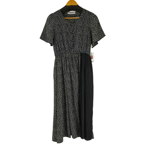 花柄切替 S/S ワンピース レディース