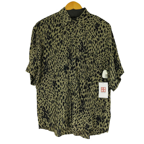 ザラ ZARA S/S 総柄シャツ レディース import:M
