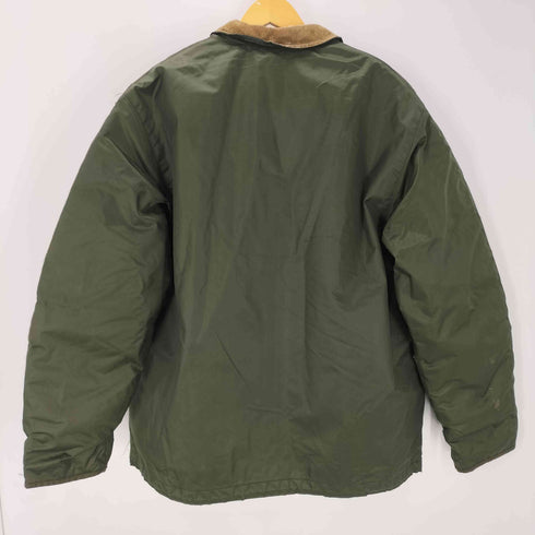 ユーエスネイビー U.S.NAVY ALPHA社製 EXTREME COLD WEATHER JACKET ナイロン デッキ ジャケット 86年会計 IDEAL ジップ メンズ import:XL