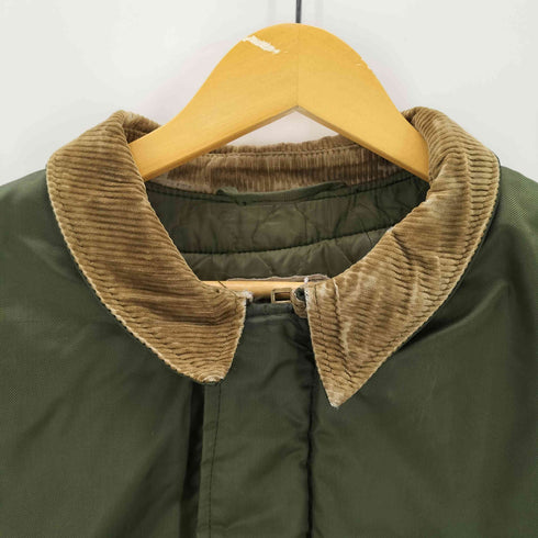 ユーエスネイビー U.S.NAVY ALPHA社製 EXTREME COLD WEATHER JACKET ナイロン デッキ ジャケット 86年会計 IDEAL ジップ メンズ import:XL