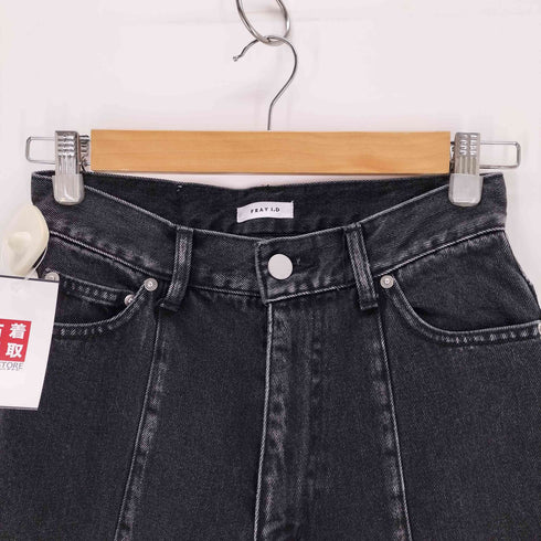フレイアイディー FRAY I.D 26SS カットアウトバレルデニムパンツ レディース JPN:1