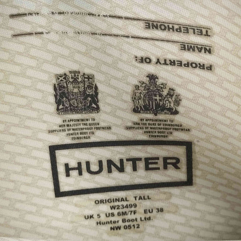 ハンター HUNTER original tall オリジナル トール レディース UK:5