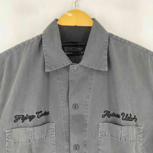 アヴィレックス AVIREX FADED WORK SHIRT USAFA メンズ JPN:M