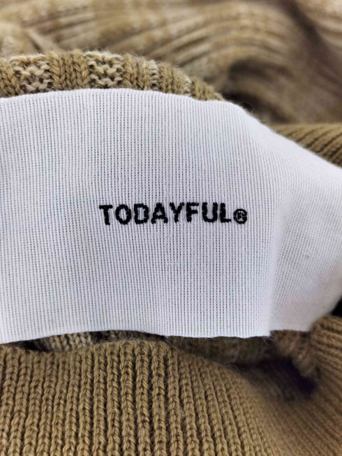 トゥデイフル TODAYFUL ジャガードパイピングニット レディース FREE