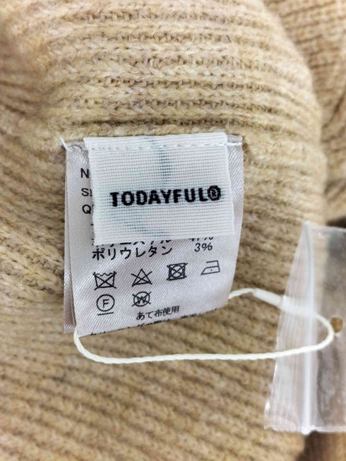 トゥデイフル TODAYFUL Puffsleeve Peplum Knit レディース FREE