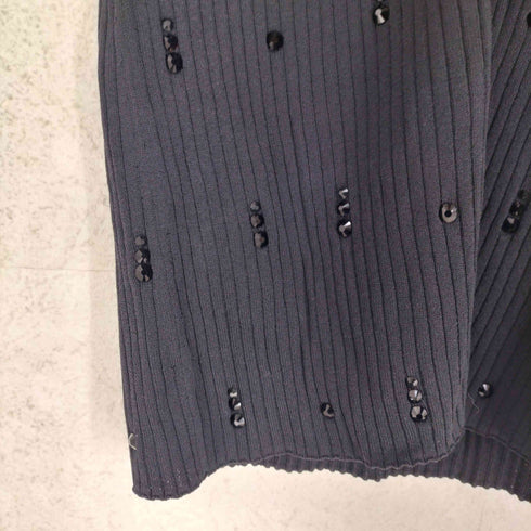 ダイアグラムグレースコンチネンタル Diagram GRACE CONTINENTAL ビジューリブニットTOP レディース 36