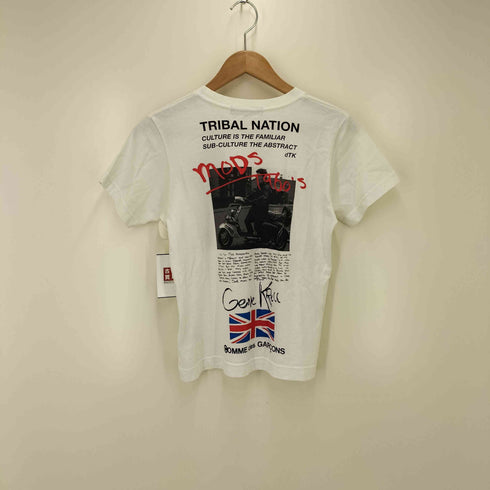 コムデギャルソン COMME des GARCONS 青山本店SP × Gene Krell MODS history 両面プリント クルーネック Tシャツ archive メンズ JPN:S