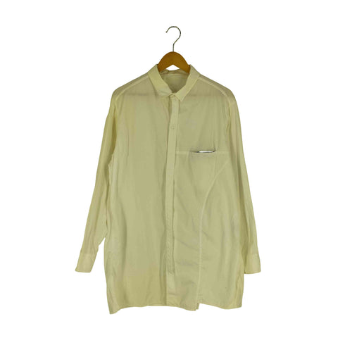 ヨウジヤマモトプールオム Yohji Yamamoto POUR HOMME 23SS アシンメトリーロングシャツ メンズ JPN:2