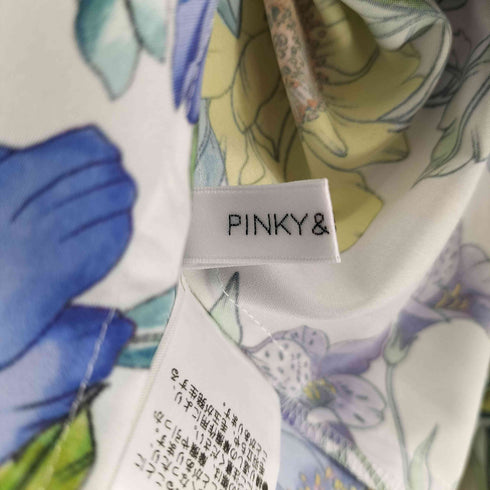 ピンキーアンドダイアン Pinky&Dianne フラワープリントボウブラウス レディース 38