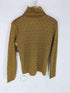 タン TAN 25AW OSTRICH PATTERN KNIT LACE-UP TOP レディース JPN:1