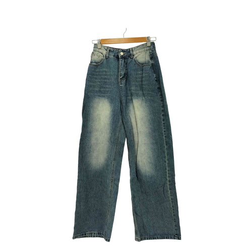 ウォッシュ加工 デニムパンツ レディース