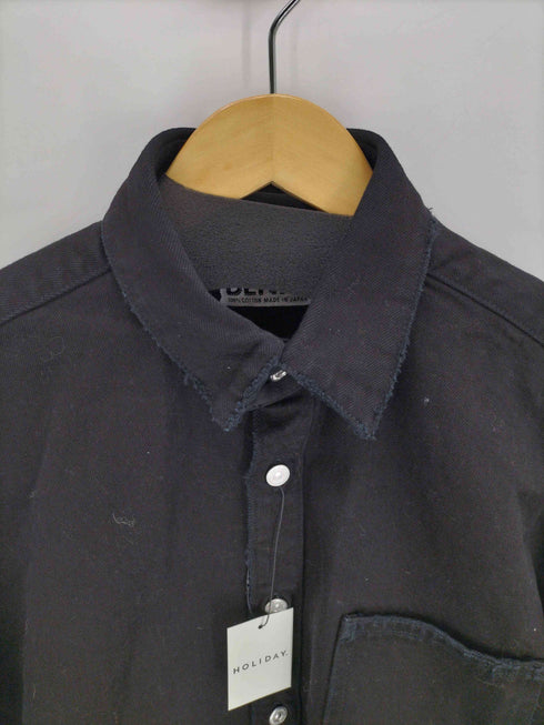 ホリデイ holiday DAMAGE DENIM BIG SHIRT JACKET レディース ONE SIZE