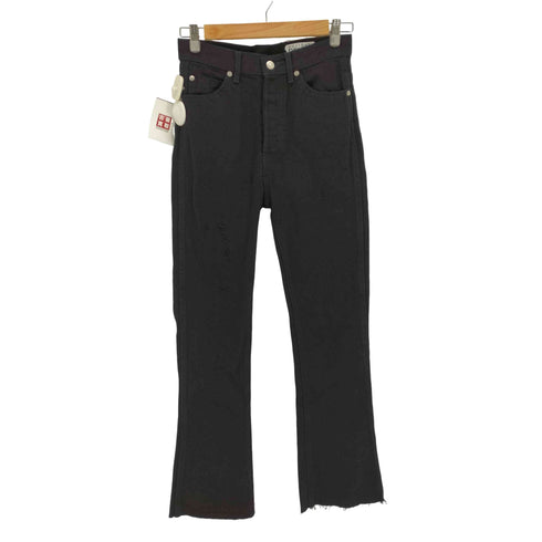 ホリデイ holiday DAMAGE DENIM HIGH WAIST SKINNY FLARE PANTS レディース SH/1