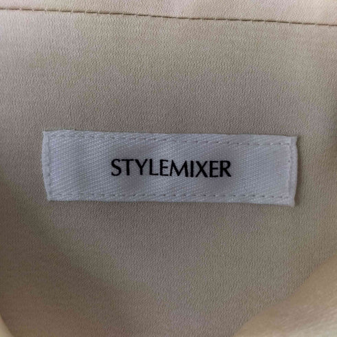 スタイルミキサー STYLEMIXER ワッシャーサテンテーラーシャツ レディース FREE