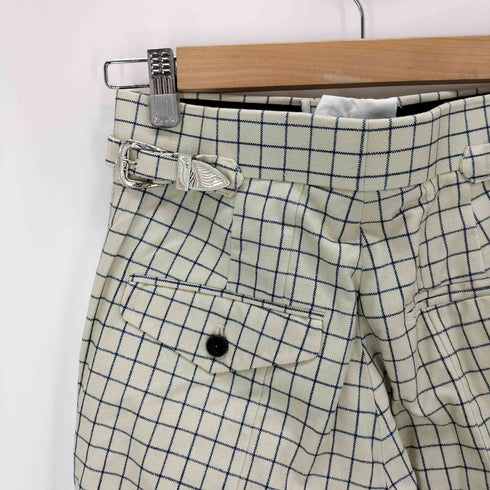 トーガプルラ TOGA PULLA Cotton linen canvas print pants レディース JPN:34