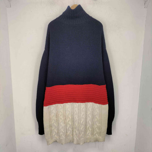 バレンシアガ BALENCIAGA ハーフジップオーバーサイズニット メンズ import:M