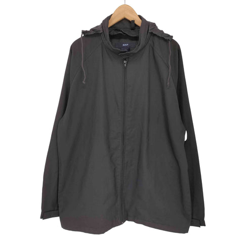 ギャップ Gap 00s フード付き ジップアップ ナイロンジャケット メンズ import:L