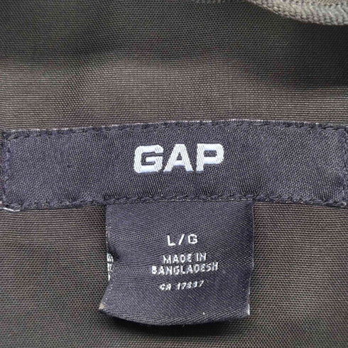 ギャップ Gap 00s フード付き ジップアップ ナイロンジャケット メンズ import:L