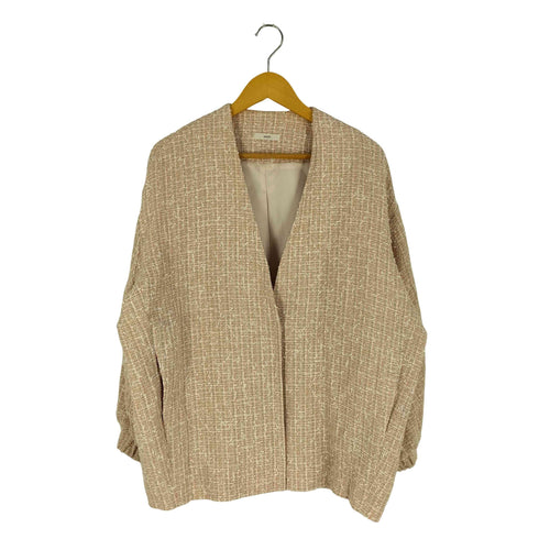 ヨリ yori 23SS ミックス ツイード ジャケット レディース FREE