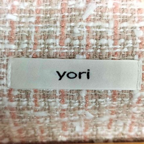 ヨリ yori 23SS ミックス ツイード ジャケット レディース FREE