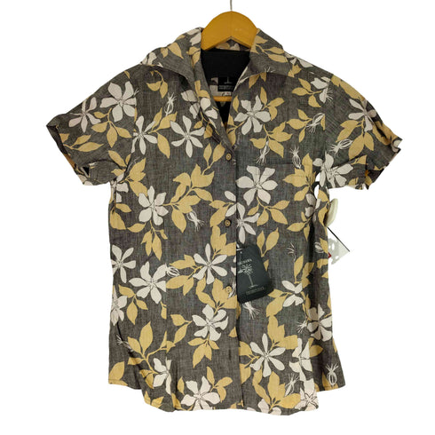 OKINAWA COCONUTJUICE 花柄 S/S シャツ レディース JPN:L