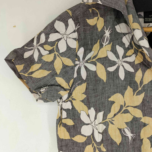 OKINAWA COCONUTJUICE 花柄 S/S シャツ レディース JPN:L