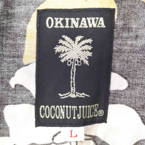 OKINAWA COCONUTJUICE 花柄 S/S シャツ レディース JPN:L