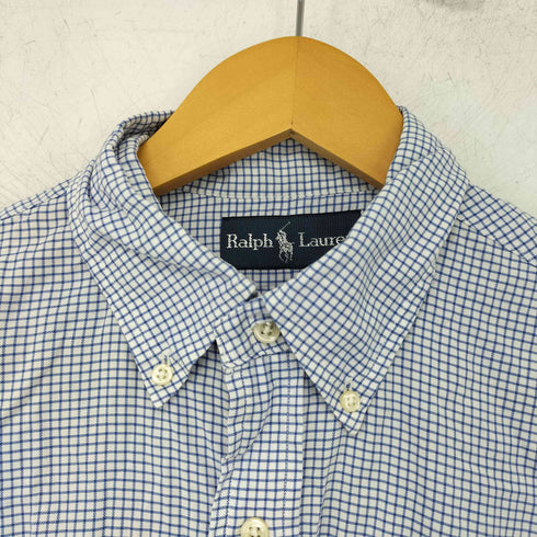 ラルフローレン RALPH LAUREN ポニー刺繍 チェック柄 長袖シャツ メンズ 15 1/2