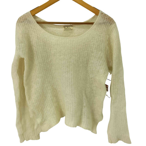 MOHAIR Blend モヘア ブレンド ローゲージ ニット レディース L