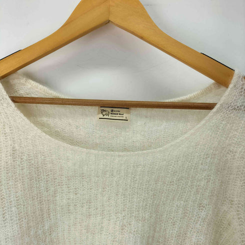 MOHAIR Blend モヘア ブレンド ローゲージ ニット レディース L