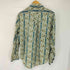 70s Fleetline Perma Press 襟芯 総柄 長袖シャツ メンズ import:L