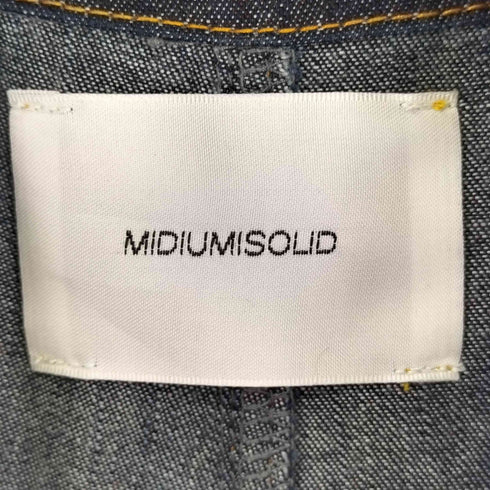 ミディウミソリッド MIDIUMISOLID デニムジャンプスーツ ダークデニム レディース