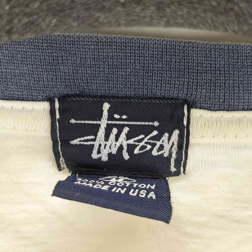 ステューシー Stussy 90s OLD USA製 INTERNATIONAL プリントS/SリンガーT メンズ JPN:M