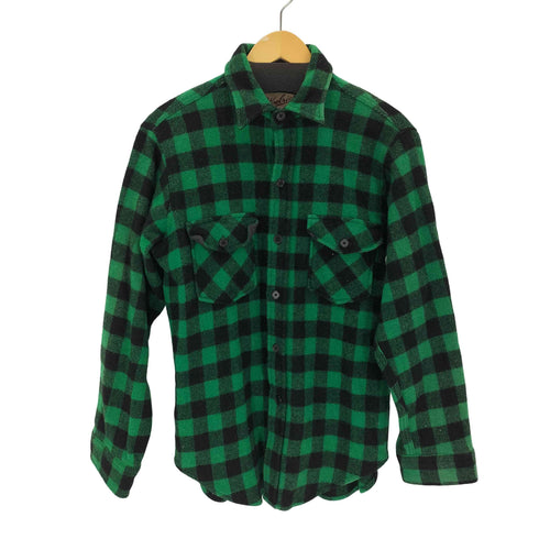 ウールリッチ WOOLRICH 90s USA製 バッファローチェック ネルシャツ メンズ JPN:M