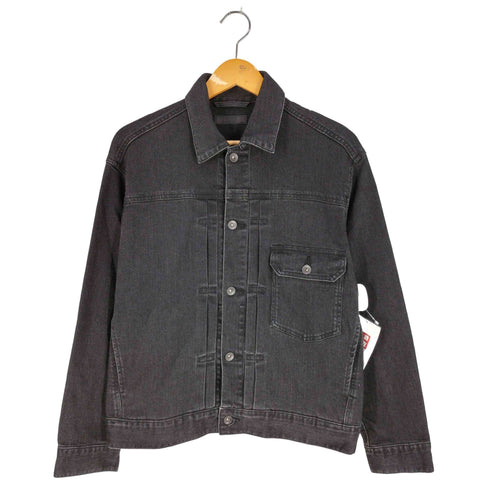 ユニクロ UNIQLO 1ST ブラックデニムジャケット メンズ JPN:S