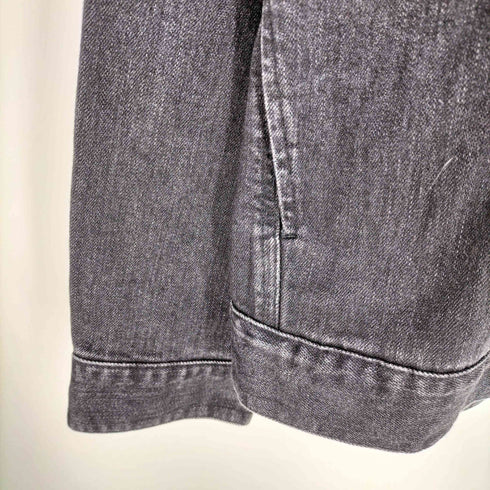 ユニクロ UNIQLO 1ST ブラックデニムジャケット メンズ JPN:S