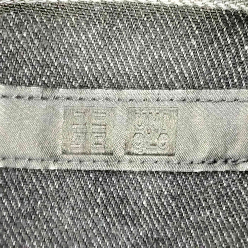 ユニクロ UNIQLO 1ST ブラックデニムジャケット メンズ JPN:S