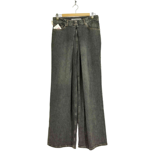 ジョンローレンスサリバン JOHN LAWRENCE SULLIVAN WASHED DENIM WIDE PANTS メンズ EUR:46-48