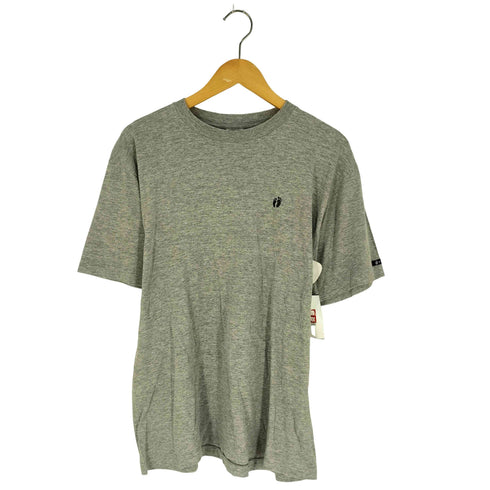 ハンテン HANG TEN 90s ロゴ刺繍 裾&袖シングルステッチ 半袖クルーネックTシャツ メンズ JPN:L