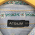 Atrium フラワーストライプ バンドカラーシャツ メンズ JPN:XS
