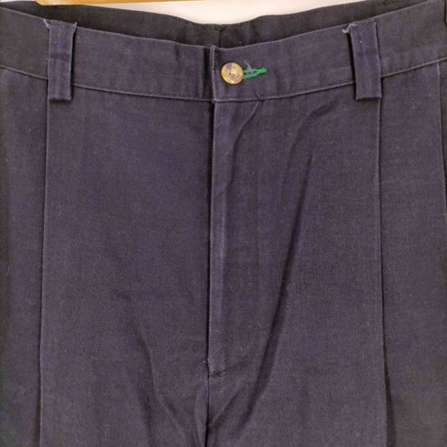トミーヒルフィガー TOMMY HILFIGER 90~00s ロゴ刺繍 紺タグ 2タック チノパンツ メンズ 36×32