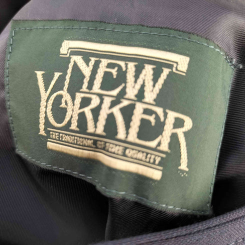 ニューヨーカー NEWYORKER 金ボタン 紺ブレザー メンズ 96A7