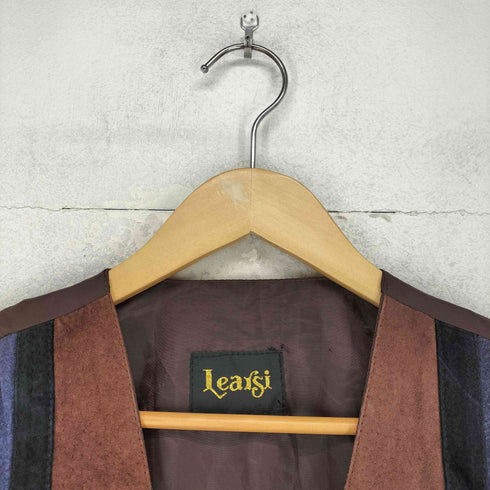 Learsi パッチワークベスト メンズ JPN:L