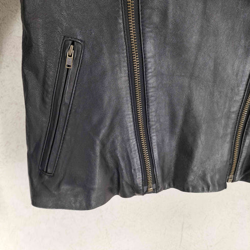 NORD SAD lamb leather ラムレザーダブルライダースジャケット レディース 40