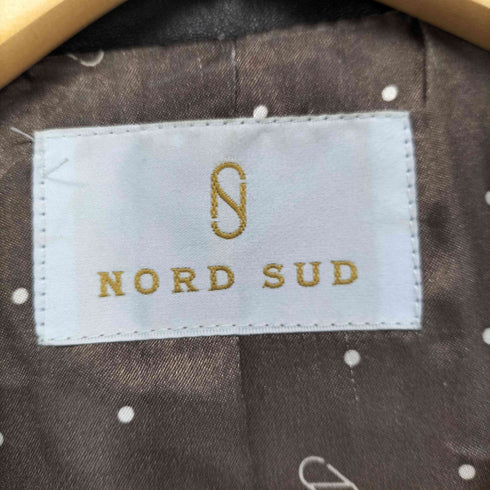 NORD SAD lamb leather ラムレザーダブルライダースジャケット レディース 40