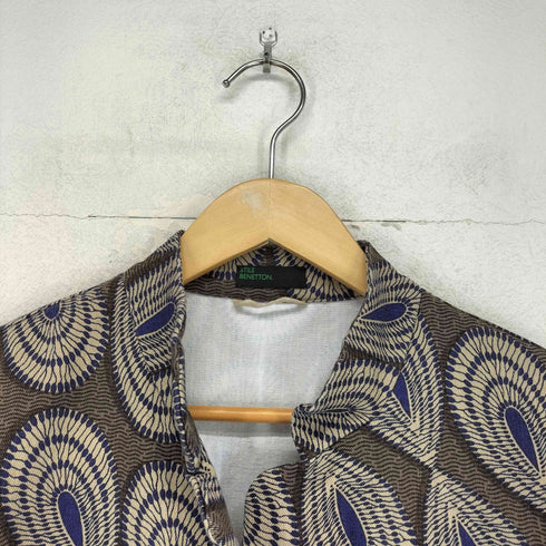 スティーレベネトン STILE BENETTON 総柄スタンドカラージャケット レディース JPN:42
