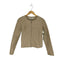 ナチュラルビューティーベーシック NATURAL BEAUTY BASIC lamb leather ラムレザーダブルジップノーカラージャケット レディース S