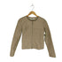 ナチュラルビューティーベーシック NATURAL BEAUTY BASIC lamb leather ラムレザーダブルジップノーカラージャケット レディース S