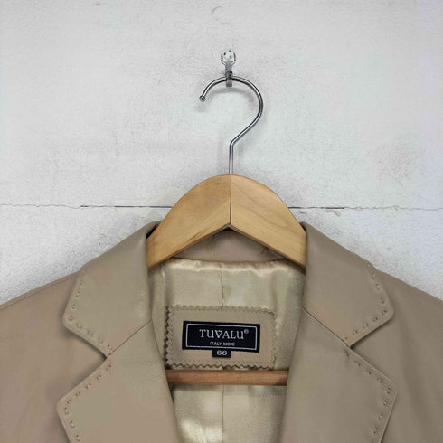 TOVALU lamb leather ラムレザー1Bテーラードジャケット レディース 66